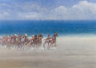 Trotting Races, Lancieux, Brittany, 2014 by Lincoln Seligman